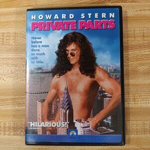 Private Parts 1997 DVD Betty Thomas Howard Stern Radio Drama Comedy 90s Cult VTG